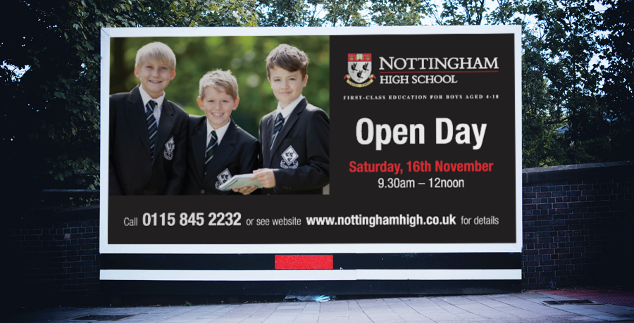 Nottingham High School Billboard Designs - Digital Blog ...