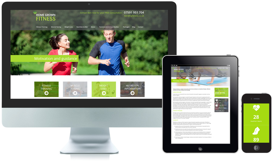 Home Grown Fitness Personal Trainer Nottingham Website