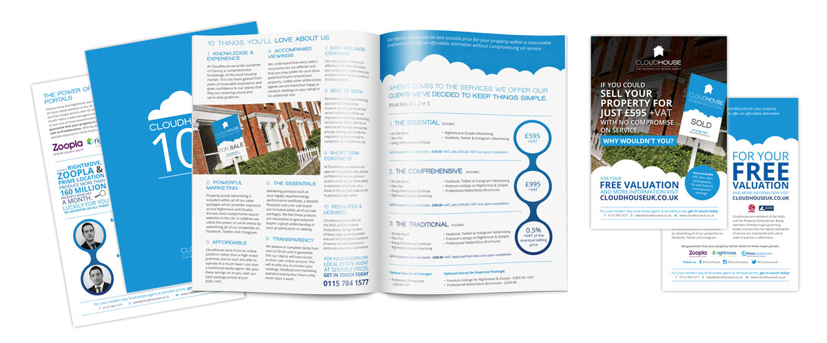 Cloudhouse Brochure Design