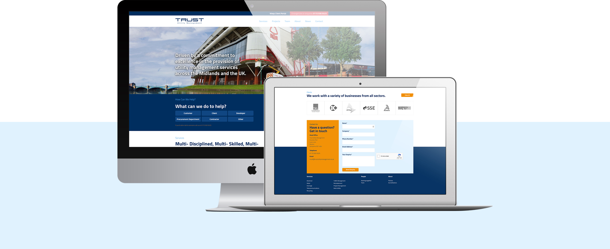 Website design for construction companies