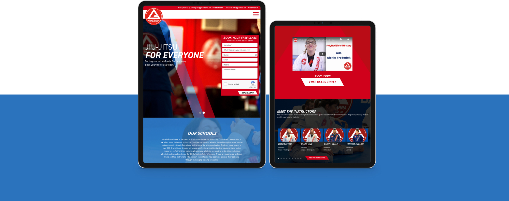 Website Design for the Leisure Industry