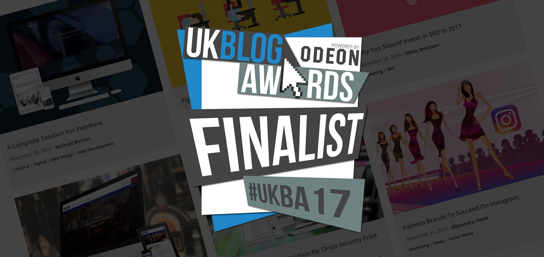 Fifteen are UK Blog Awards Finalists!