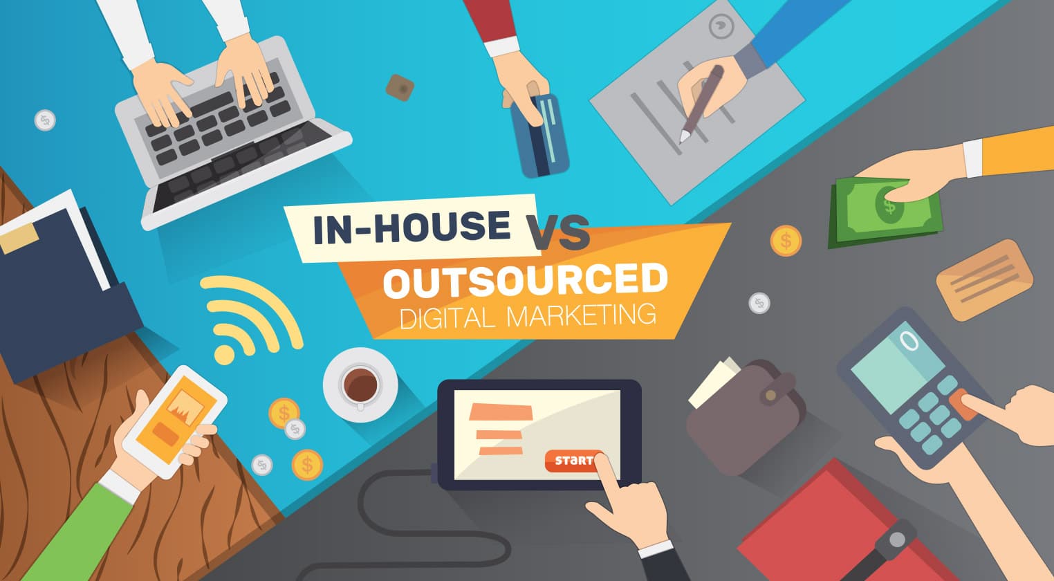 In-House VS Outsourced Digital Marketing