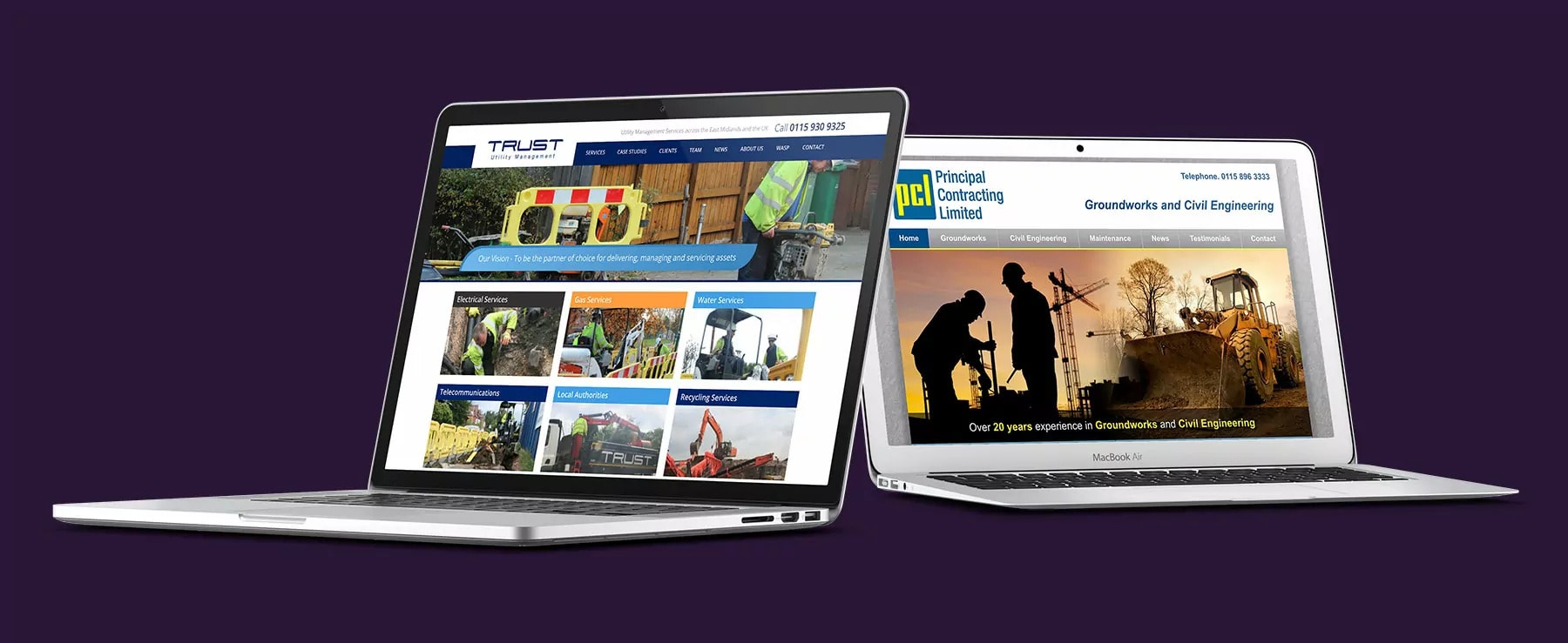 Construction industry marketing.