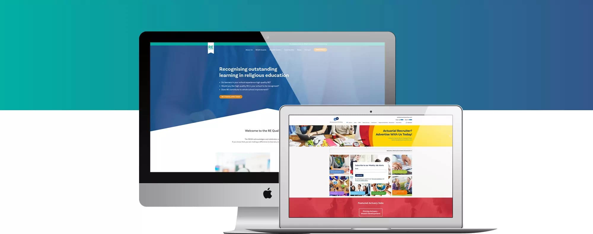 Website design for accreditation companies.