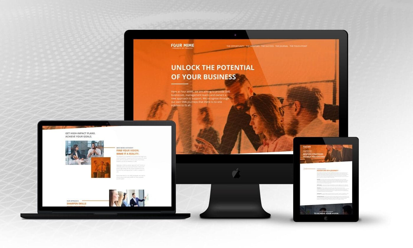 A New Brand and Website For Four Mime