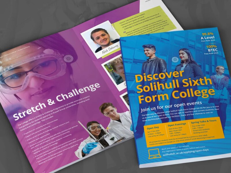 College and School Prospectus Design