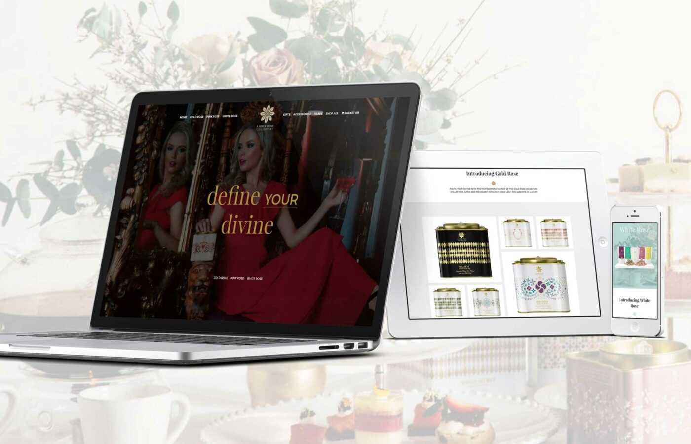 Par-tea Time For Amber Rose Tea Company's New E-commerce Website