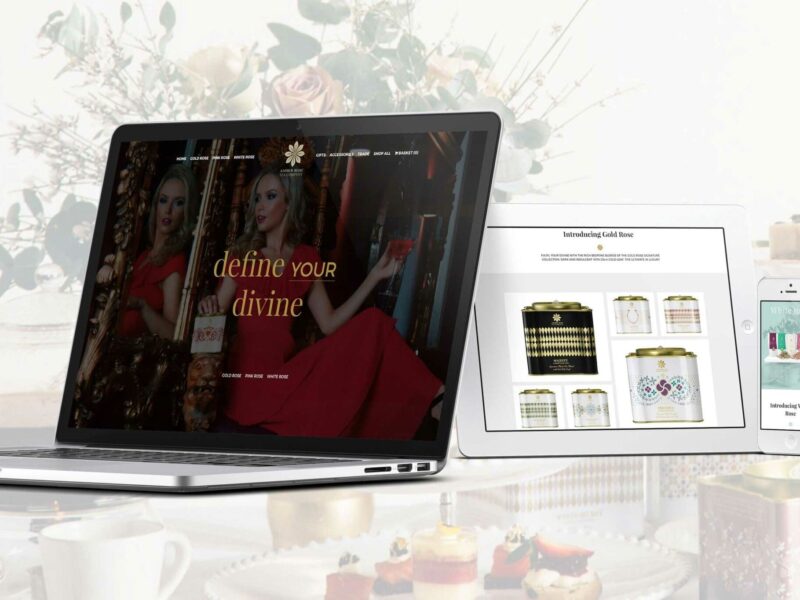 Par-tea Time For Amber Rose Tea Company's New E-commerce Website
