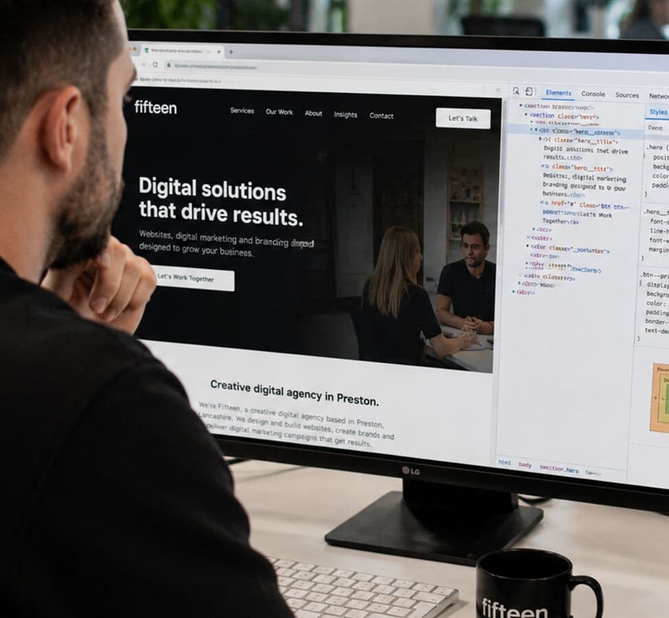 E-commerce development work at Fifteen