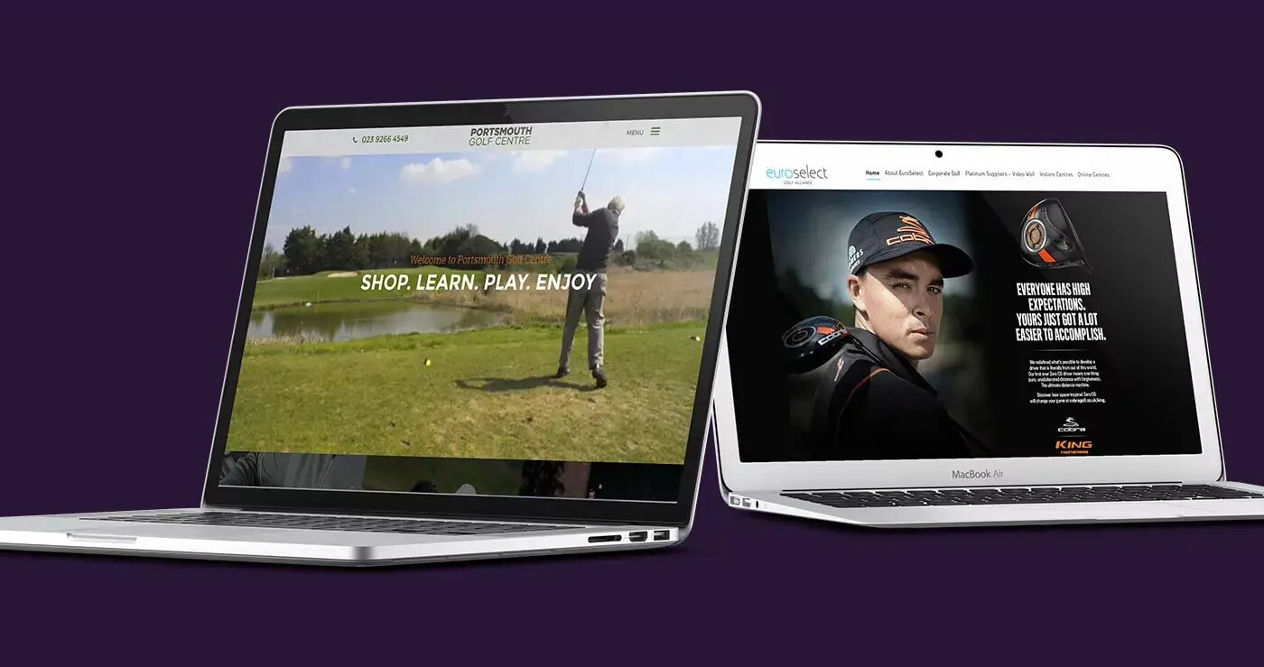 Golf industry website designers.