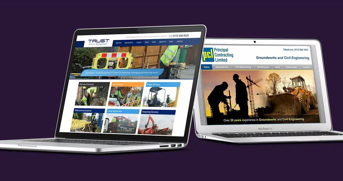 Construction industry marketing.