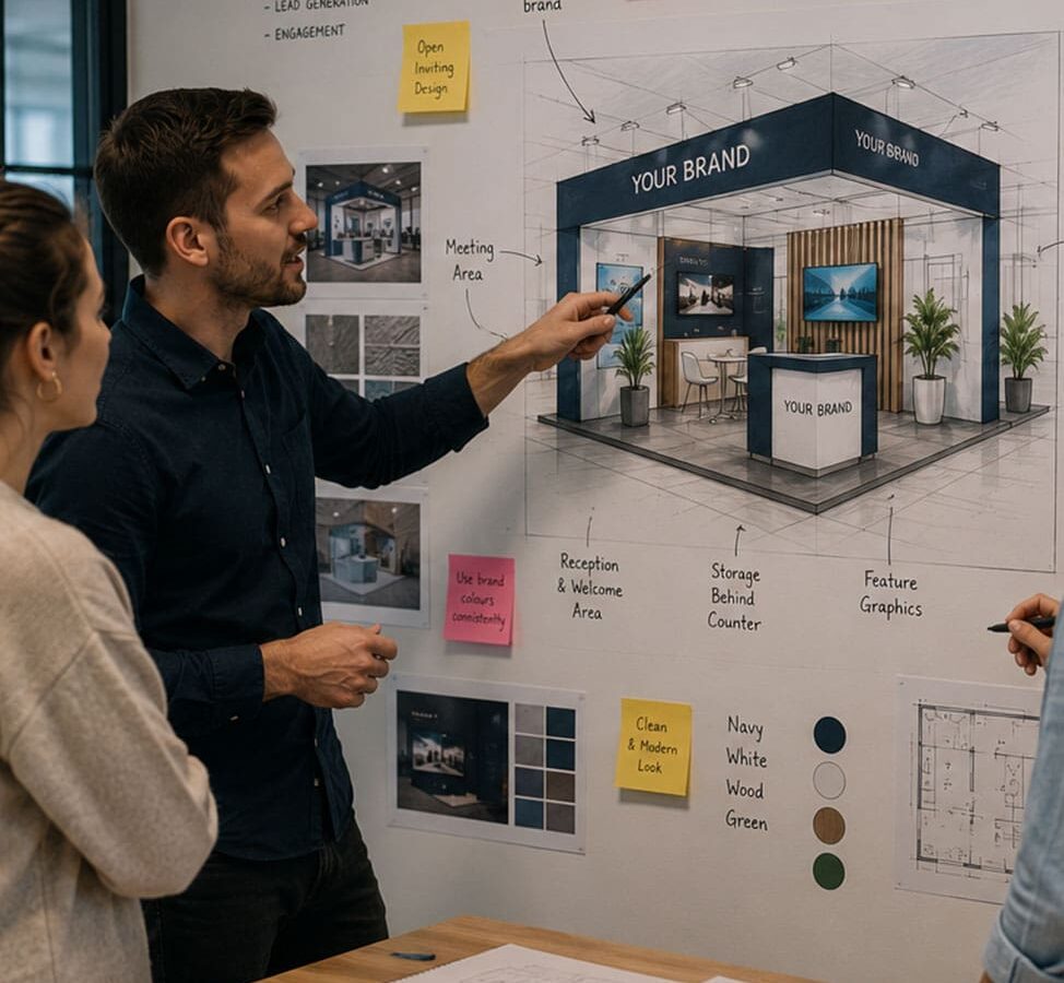 Exhibition stand design at Fifteen